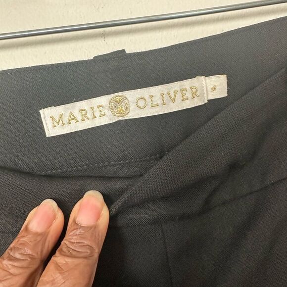 Marie Oliver Black Casual Slacks 4 - Picture 4 of 6